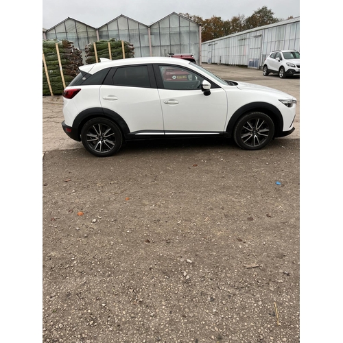 182A - A MAZDA CX3 SPORT NAV 4 X 4 1.5 WITH 5 DOORS SERVICE BILLS 2 KEYS MOT TILL 21/07/25 REG YL15 VWP  NO... 