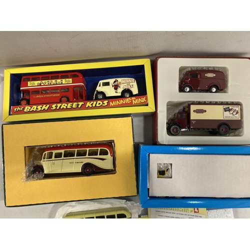 468 - FIVE CORGI MODELS TO INCLUDE BRITISH RAIL TRANSPORT OF THE 50'S AND 60'S NO. D46/1, THE BASH STREET ... 