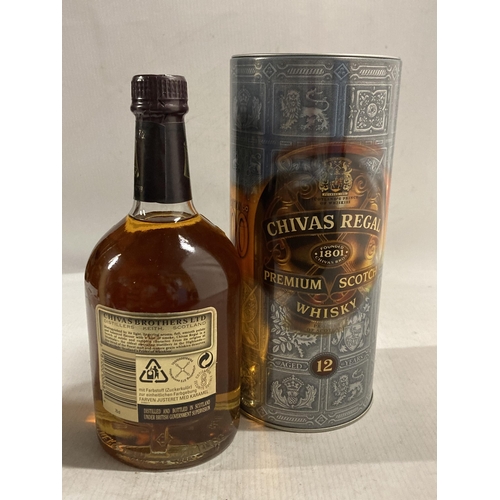 301 - A 70 CL BOTTLE OF CHIVAS REGAL 12 YEAR OLD WHISKY 2000 LIMITED EDITION