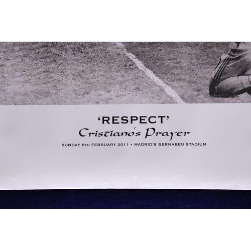 188 - A CHRISTIANO RONALDO'RESPECT' LIMITED EDITION PRINT - UNFRAMED