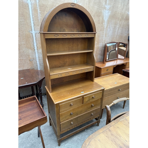 3070 - A MID 20TH CENTURY DUTCH STYLE DRESSER, 30.5