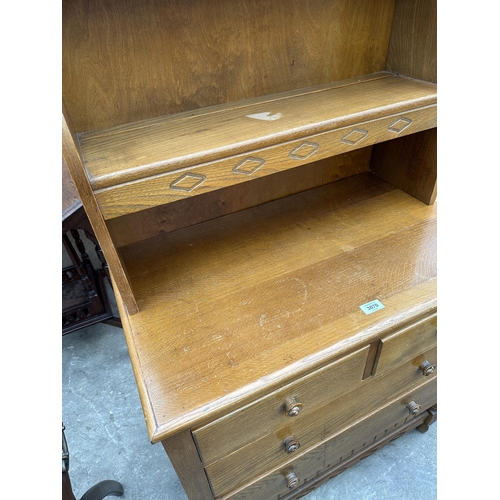 3070 - A MID 20TH CENTURY DUTCH STYLE DRESSER, 30.5