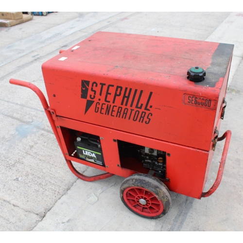 101 - STEPHILL SE6000D GENERATOR 97DB NO VAT