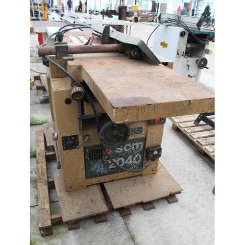 105 - ROLJEK EU203 SERIES MSP 310M OVER AND UNDER PLANER 3 PHASE  NO  VAT