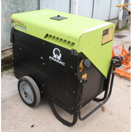 125 - GREEN PROTECH POWER SYSTEMS 6 KVA 32/1 16/1 OUTPUT, WORKS WELL NEEDS NEW BATTERY  + VAT