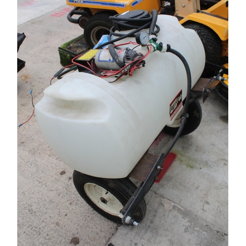 127 - 25 GALLON TOWABLE SPRAYER NO VAT