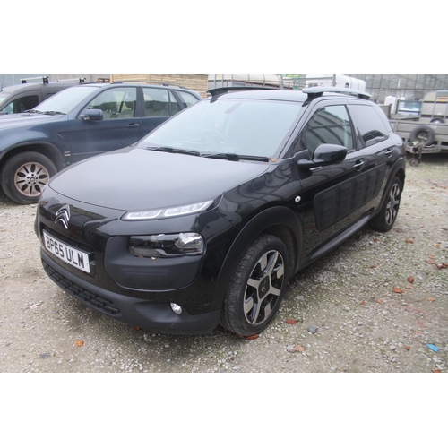 193 - A CITROEN C4 CACTUS FLAIR PURETECH 1.2 LITRE, BP65 ULM, 93,000 MILES AUTOMATIC, FIVE DOOR HATCHBACK ... 