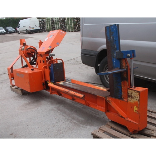 210 - 2009 BALLARIO & FORESTELLO HORIZONTAL LOG SPLITTER PTO  MANUAL  IN OFFICE + VAT