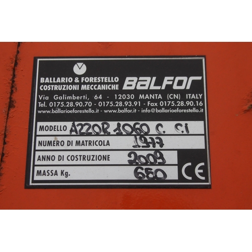 210 - 2009 BALLARIO & FORESTELLO HORIZONTAL LOG SPLITTER PTO  MANUAL  IN OFFICE + VAT