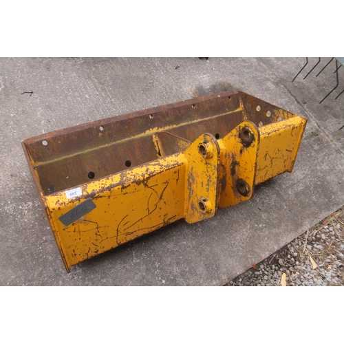 249 - A JCB DITCHING BUCKET IN SOLID CONDITION +VAT