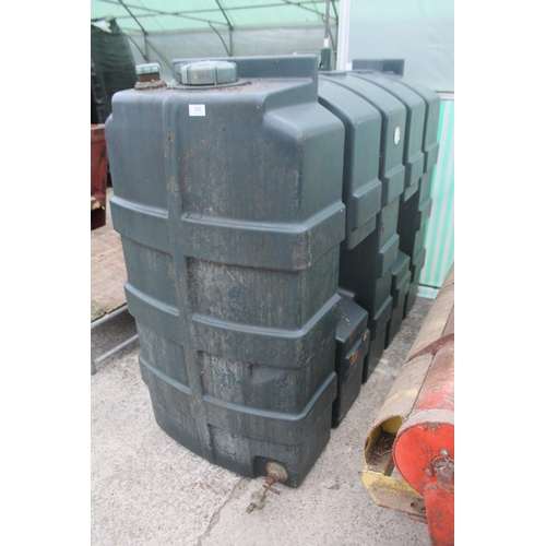 262 - A PLASTIC 500LTR FUEL TANK +VAT