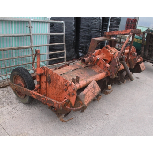 265 - A HOWARD THREE POINT LINKAGE 8FT ROTAVATOR +VAT