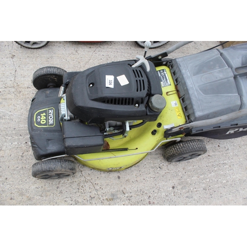 326 - RYOBI LAWN MOWER  NO  VAT