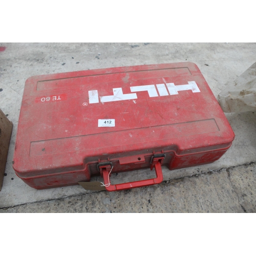 412 - HILTI BREAKER  NO VAT