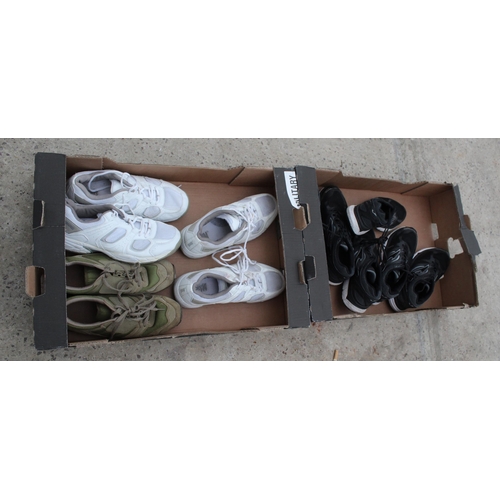 437 - 6 PAIRS OF MILITARY TRAINERS SIZE 7 NO VAT