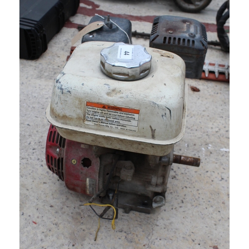 44 - HONDA GX 200 ENGINE IN WORKING ORDER  NO VAT