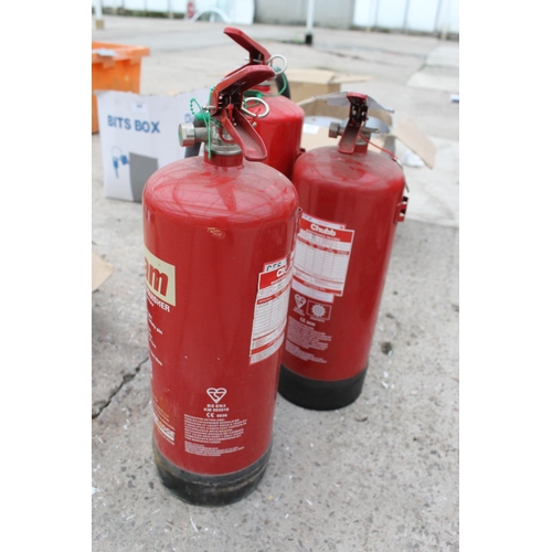 472 - 3 FIRE EXTINGUISHERS  + VAT