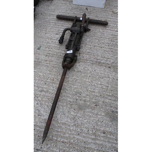 515 - ARMY ISSUE JACK HAMMER IN GOOD WORKING ORDER  NO VAT