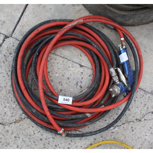 540 - SPRAY HOSE AND GUN  NO VAT