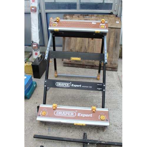 55 - DRAPER EXPECT CUTTING TABLE  NO VAT