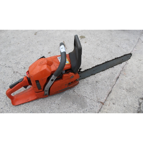 6 - HUSQVARNA 353 CHAINSAW IN WORKING ORDER  NO VAT