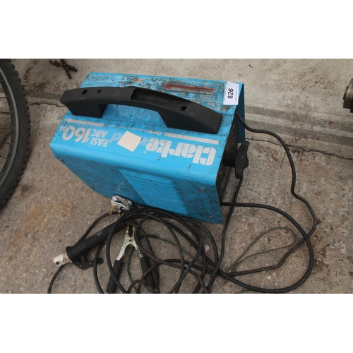 626 - CLARKE ARC WELDER WORKING ORDER  NO  VAT