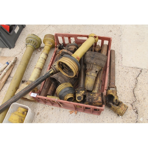 648 - VARIOUS PTO SHAFTS NO VAT