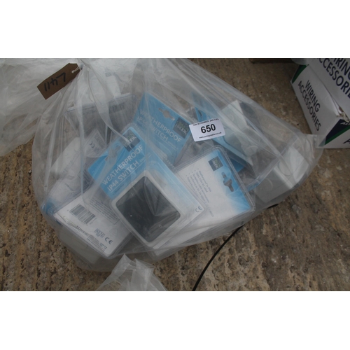 650 - 10 NEW GREENBROOK WEATHERPROOFIP44 SWITCHES  + VAT