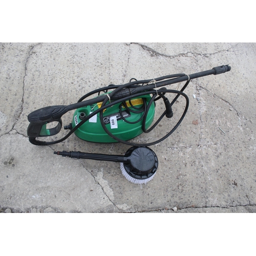 689 - GREEN PRESSURE WASHER  NO  VAT