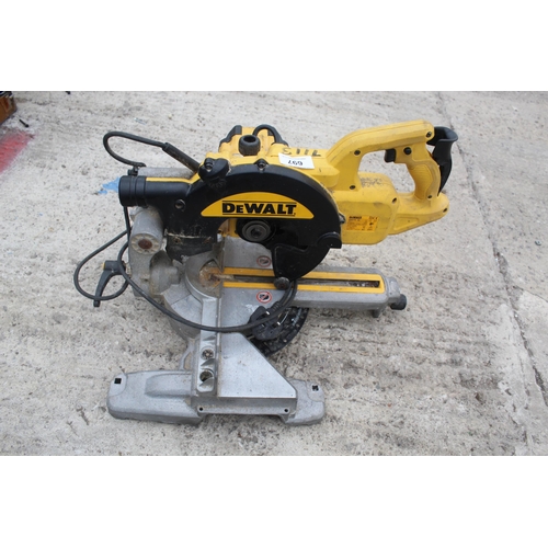 697 - DEWALT CHOP SAW  NO VAT