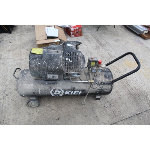 706 - KIEI AIR COMPRESSOR IN WORKING ORDER  NO VAT