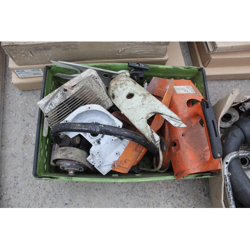 714 - 3 BOXES OF STIHL SPARES  NO VAT