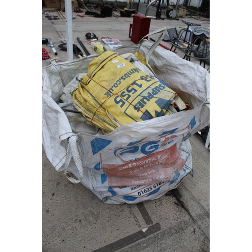 718 - 12 TONNE BAGS  NO VAT