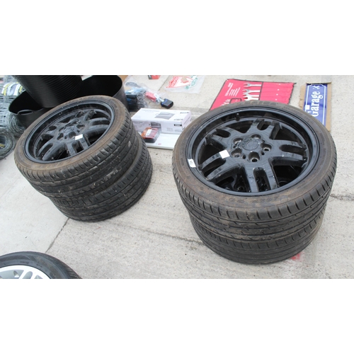 724 - 4 LANDROVER WHEELS HURRICAN STYLE 18