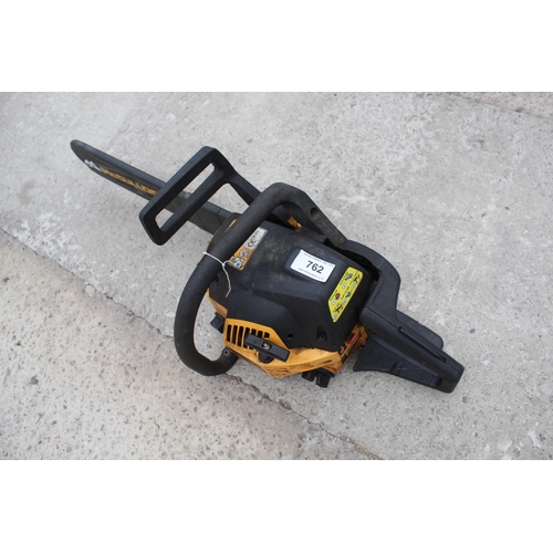 762 - McCULLOCH CHAINSAW, WORKS REQUIRES ATTENTION  NO VAT