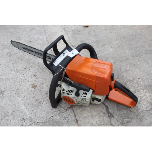 9 - STIHL MS 210 CHAINSAW IN WORKING ORDER  NO VAT