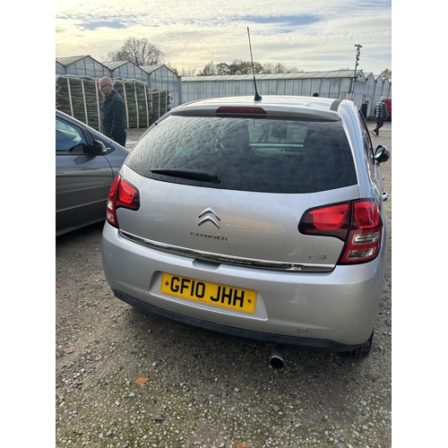 165 - CITROEN C3 EXCLUSIVE REG; GF10 JHH MOT 24/7/2025 MILAGE 78,778  GOOD RUNNER NO VAT WHILST DECRIPTION... 