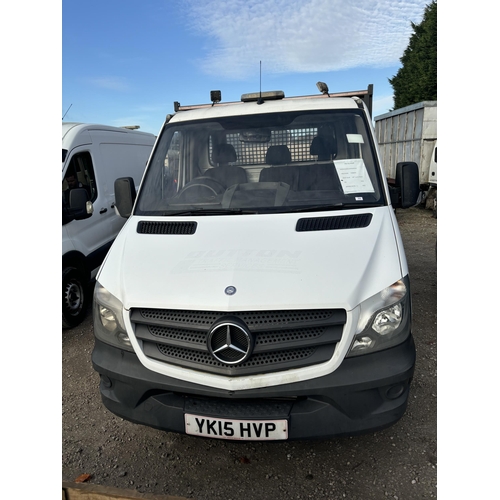 202 - MERCEDES SPRINTER 313 CDI DROPSIDE LORRY REG; YK15HVP MOT 16  JUNE 2025  199654 MILESTWO KEYS TAILLI... 