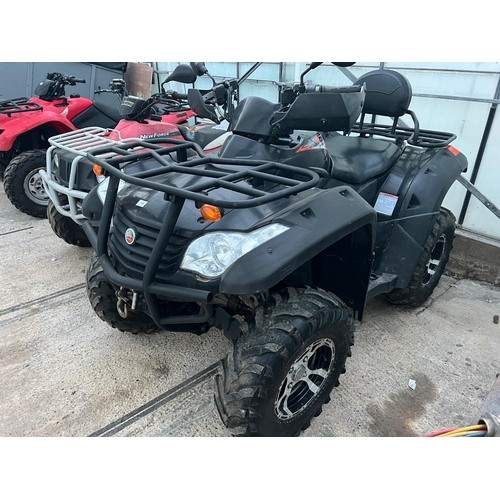 118 - CF MOTO CF625 QUAD BIKE QUADZILLA RS6 MX10JSY FIRST REG 23/4/10 STARTS, RUNS AND DRIVES, V5  + VAT