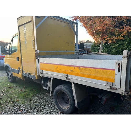 191 - IVECO DAILY  WK58 DJJ NO MOT GOOD TYRES ALLROUND STARTS AND RUNS WELL.  TIPPER WORKS BUT NEEDS SOME ... 