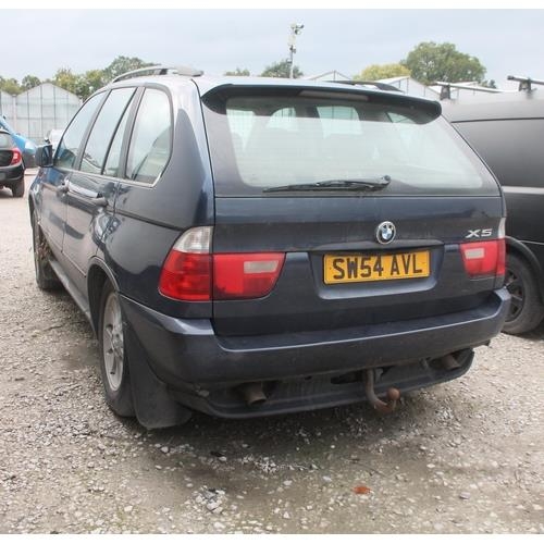 208 - BMW X5 BLUE AUTOMATIC SW54AVL PETROL & LPG CONVERTION MOT 1/12/24NO KEYS TWO NEW TYRES  TRACK ROD EN... 