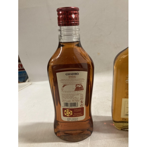 316 - A 70 CL BOTTLE OF XO AGED 5 YEARS FRENCH BRANDY TOGETHER WITH A 50 CL BOTTLE OF AMERETTO BELLUCCI AN... 