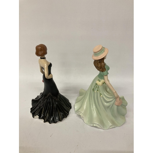 804 - TWO COALPORT FIGURINES FROM THE SENTIMENTS COLLECTION 