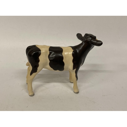 827 - A JOHN BESWICK FREISIAN CALF IN A MATT FINISH