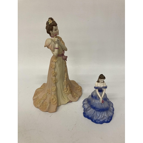 805 - TWO COALPORT FIGURINES 