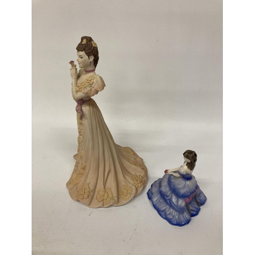 805 - TWO COALPORT FIGURINES 