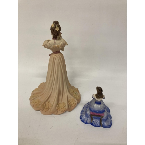 805 - TWO COALPORT FIGURINES 