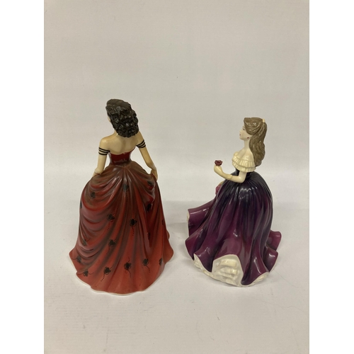 806 - TWO ROYAL DOULTON FIGURINES FROM THE PRETTY LADIES COLLECTION 