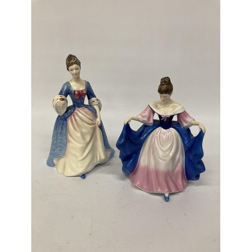 812 - TWO ROYAL DOULTON FIGURINES 