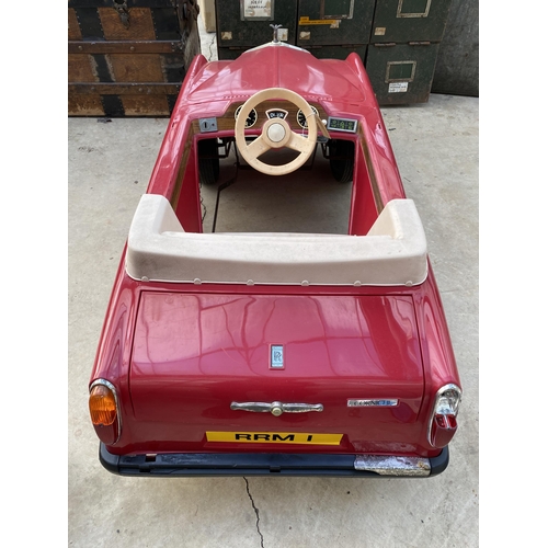 1508 - A VINTAGE TRIANG ROLLS ROYCE PEDAL CAR